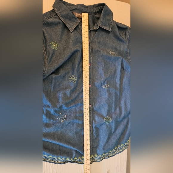 City Blues Women's Denim Shirt Size 2X - Picture 9 of 10
